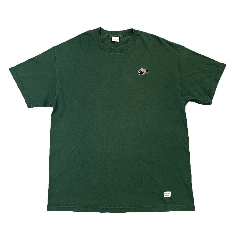 40s & Shorties Flip Flop Green Graphic Shirt Embroidered Logo Streetwear Mens XL